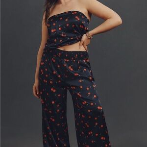 Hutch Anthropologie Navy Cherry SET MSRP $266 NWOT